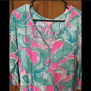 3/4 Length sleeved henley